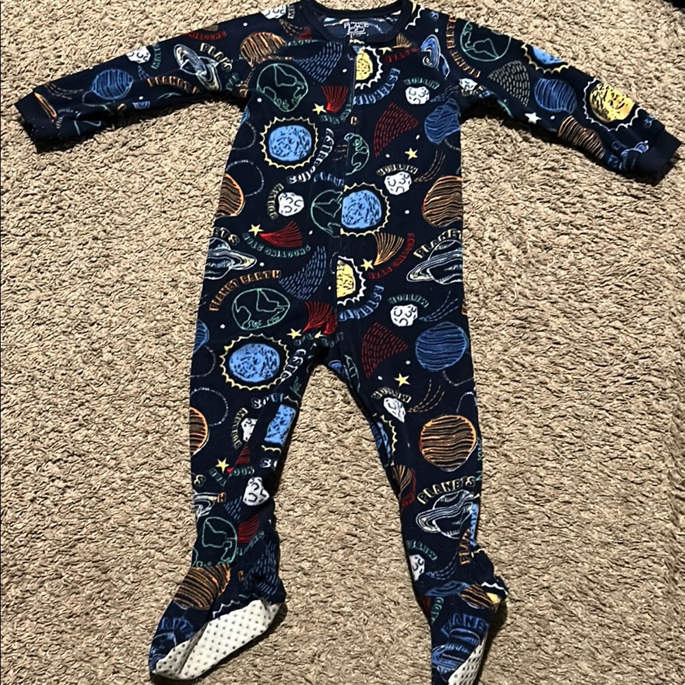 The Children's Place Blue Space Adventure Footies